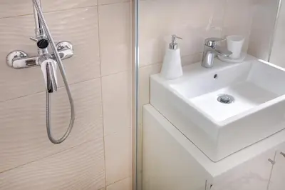 Kupaonica u objektu Rooms&Apartments Zelux