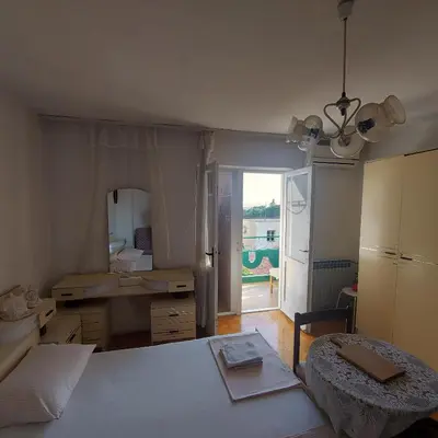 Krevet ili kreveti u jedinici u objektu The best location in Makarska,free P, option bikes