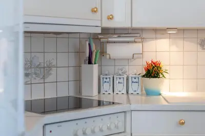 Kuhinja ili čajna kuhinja u objektu Apartment Rosana - In port of Hvar