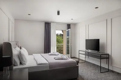 TV i/ili zabavni centar u objektu Zlatni Rat Beach Resort