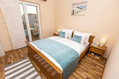 Krevet ili kreveti u jedinici u objektu Antonio apartmani