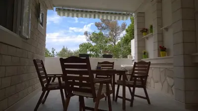 Balkon ili terasa u objektu Anći