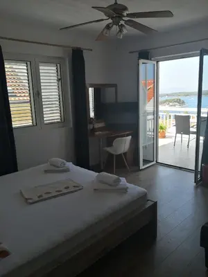 Krevet ili kreveti u jedinici u objektu Apartments Kresic