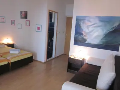 Krevet ili kreveti u jedinici u objektu Apartments Kresic