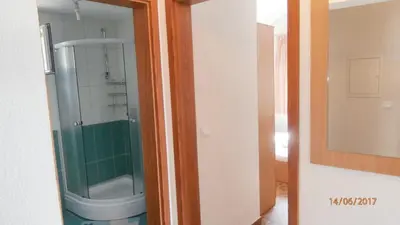 Kupaonica u objektu Charming Apartment with Sea View, Gdinj, 70 m², Garden