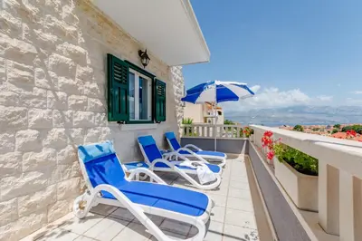 Balkon ili terasa u objektu Villa Blue Oasis