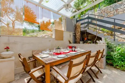 Balkon ili terasa u objektu Villa Blue Oasis