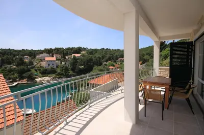 Balkon ili terasa u objektu Apartments by the sea Basina, Hvar - 8754