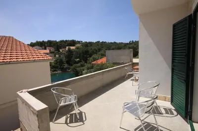 Balkon ili terasa u objektu Apartments by the sea Basina, Hvar - 8754