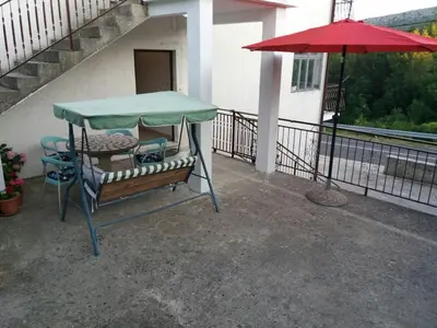 Balkon ili terasa u objektu Apartments with a parking space Tugare, Omis - 14320