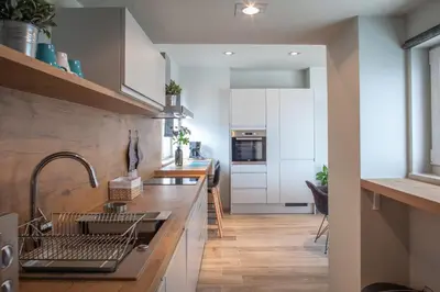 Kuhinja ili čajna kuhinja u objektu Apartments Vranjes Deluxe