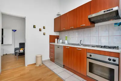 Kuhinja ili čajna kuhinja u objektu Apartments Marija