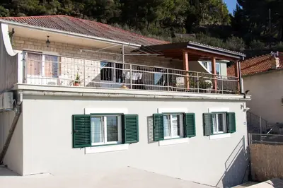 Balkon ili terasa u objektu Apartments by the sea Krilo Jesenice, Omis - 14459