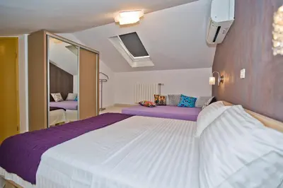 Krevet ili kreveti u jedinici u objektu Island Hvar Seaside Villa Levanda with Beach, Pool & Seaview