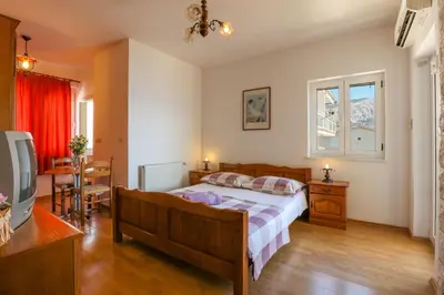Krevet ili kreveti u jedinici u objektu Villa Cetina