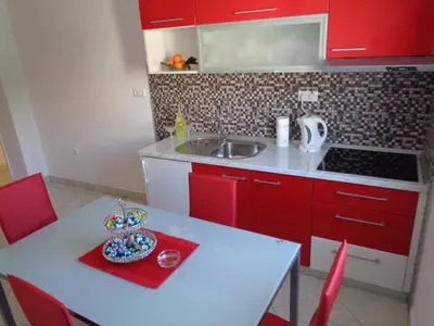 Kuhinja ili čajna kuhinja u objektu Hostel Villa Zorana