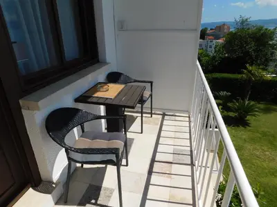 Balkon ili terasa u objektu Beach Villa Bozikovic