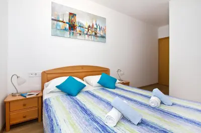 Krevet ili kreveti u jedinici u objektu Family apartment