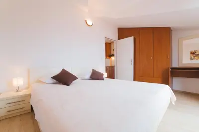 Krevet ili kreveti u jedinici u objektu Pina Hvar Seaview Apartment