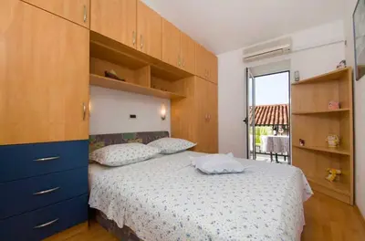 Krevet ili kreveti u jedinici u objektu Seaside holiday house Promajna, Makarska - 14445