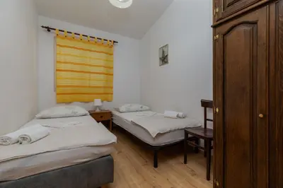 Krevet ili kreveti u jedinici u objektu Apartments by the sea Duce, Omis - 14587