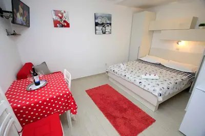 Krevet ili kreveti u jedinici u objektu APARTMANI IVONA & IVO