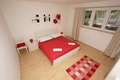 Krevet ili kreveti u jedinici u objektu APARTMANI IVONA & IVO