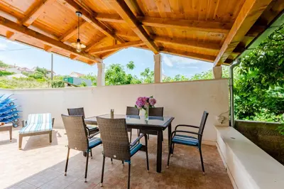 Balkon ili terasa u objektu Villa Dinka