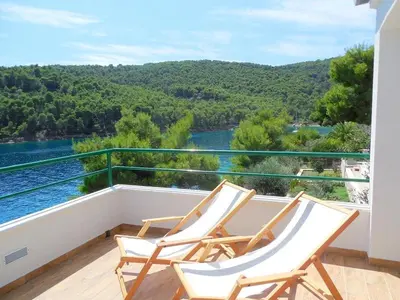 Tlocrt objekta Apartments by the sea Cove Gornja Krusica, Solta - 14696