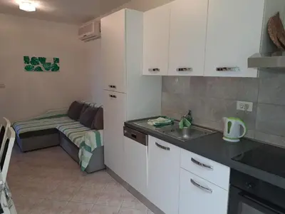 Kuhinja ili čajna kuhinja u objektu Apartment Robo