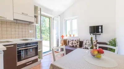 Kuhinja ili čajna kuhinja u objektu Apartments Seric
