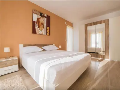 Krevet ili kreveti u jedinici u objektu House Karlo Apartments
