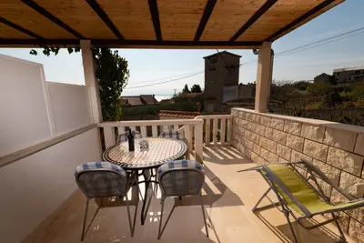 Balkon ili terasa u objektu Apartments Magdalena
