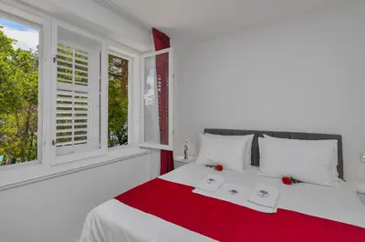 Krevet ili kreveti u jedinici u objektu Luxury Rooms Paradise Garden