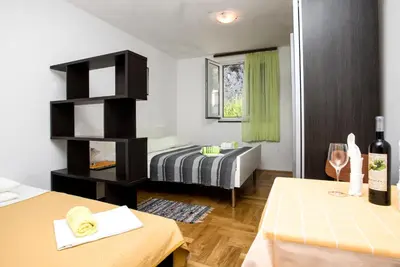 Krevet ili kreveti u jedinici u objektu Apartman Danći