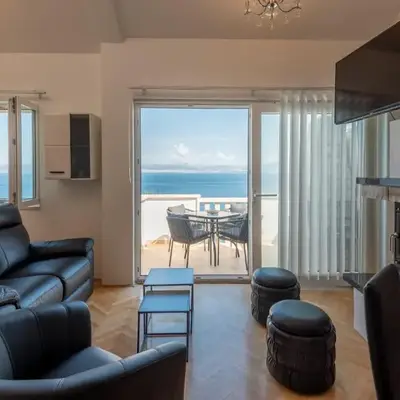 APARTMENTS BRUNO 1&2 - two-room penthouse apartments - wonderful panoramic view of the sea - the best location