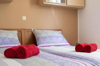 Krevet ili kreveti u jedinici u objektu Apartman Adriatic Sea
