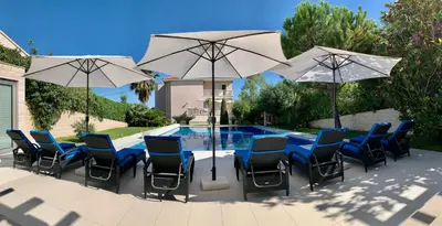 Tlocrt objekta Villa Keti apartments Pool & Wellness