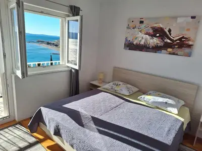 Krevet ili kreveti u jedinici u objektu Apartment Borak (161-1)