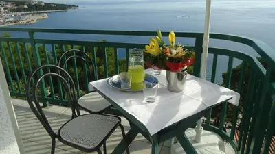 Balkon ili terasa u objektu Apartments by the sea Baska Voda, Makarska - 14881