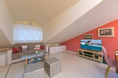 Kuhinja ili čajna kuhinja u objektu Abuela's Beach House