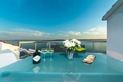 Balkon ili terasa u objektu Abuela's Beach House