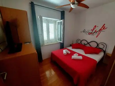 Krevet ili kreveti u jedinici u objektu Sweet apartment Marijana