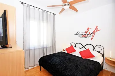Krevet ili kreveti u jedinici u objektu Sweet apartment Marijana