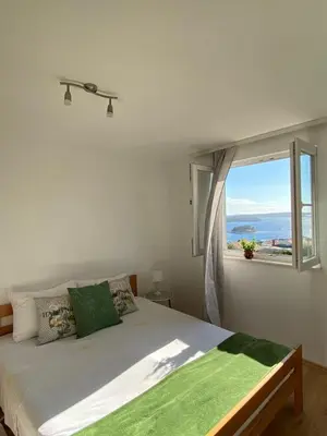 Krevet ili kreveti u jedinici u objektu Apartmani Anka Hvar