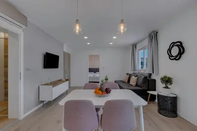 TV i/ili zabavni centar u objektu Apartments Rose