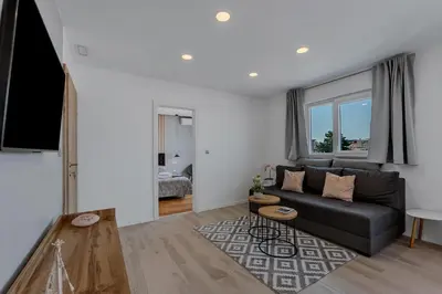 TV i/ili zabavni centar u objektu Apartments Rose