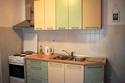 Kuhinja ili čajna kuhinja u objektu Apartments Frama