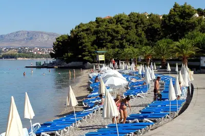 Tlocrt objekta Apartments with a parking space Podstrana, Split - 15001