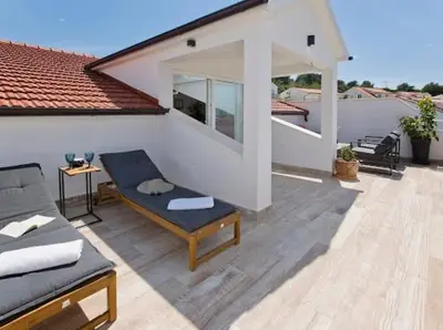 Balkon ili terasa u objektu Apartments Bubalo